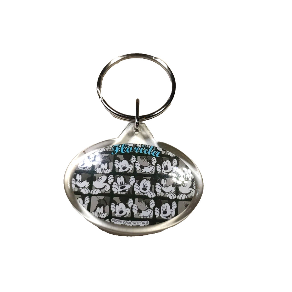 Florida Disney Keychain Mickey Mouse Acrylic